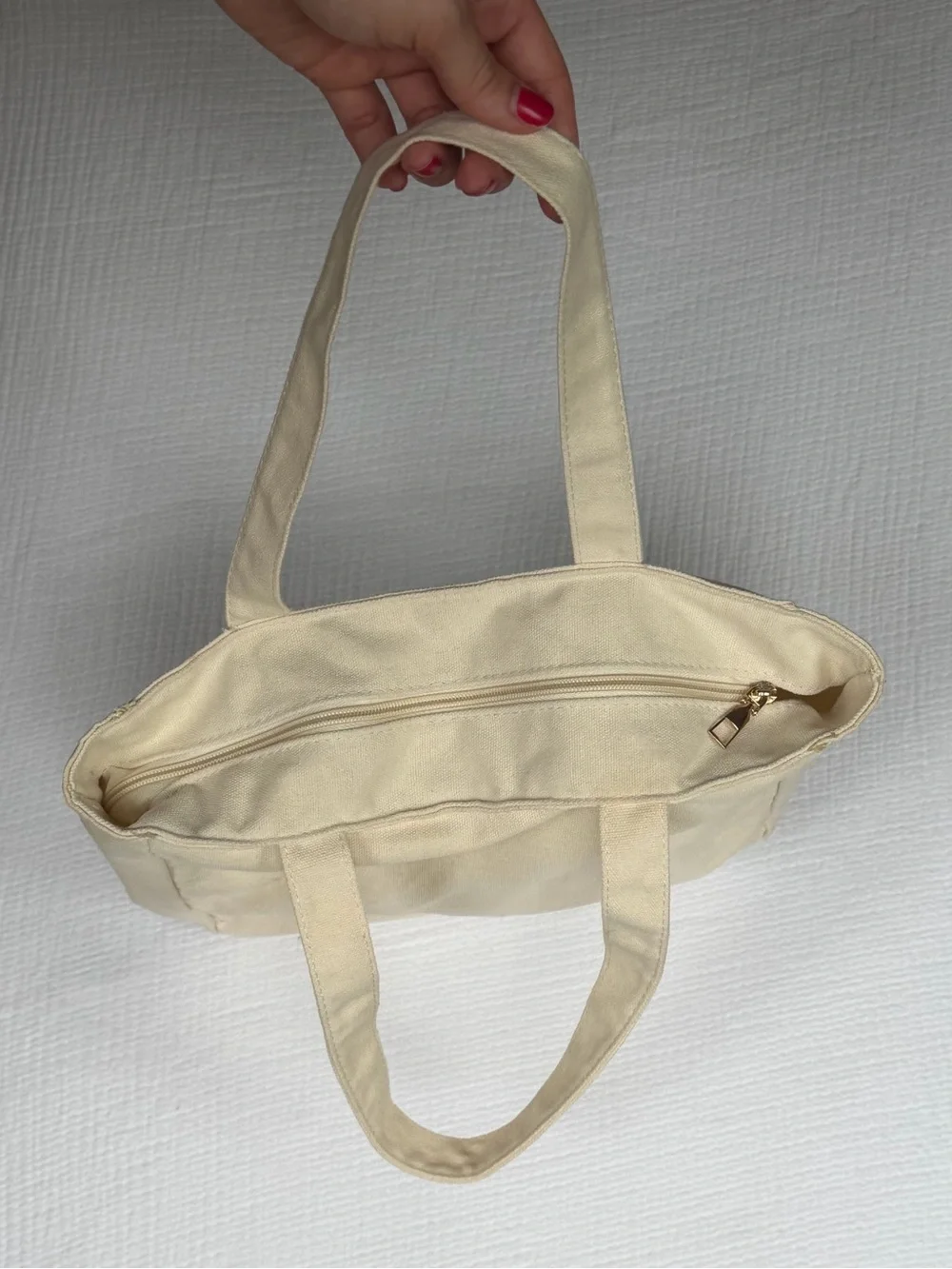 Canvas Tote Bag, Cream